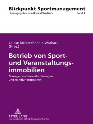 cover image of Betrieb von Sport- und Veranstaltungsimmobilien